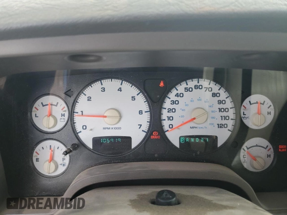 2005 Dodge 1500 SLT with VIN 1D7HA16N25J515422, listed as a Copart auction lot 50558225 with 105,919 mi miles and Salvage Title. Bid and sale history available at carsss.com. Image 9.