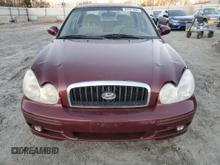 2002 Hyundai Sonata with VIN KMHWF25S92A594191, listed as a Copart auction lot 82521834 with 119,553 mi miles and Salvage Title. Bid and sale history available at carsss.com. Image 5.