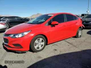 2018 Chevrolet Cruze LS with VIN 1G1BC5SM4J7224242, listed as a Copart auction lot 41511795 with 63,646 mi miles and Salvage Title. Bid and sale history available at DreamBid. Image 1.