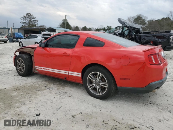 2012 Ford Mustang V6 Premium with VIN 1ZVBP8AM0C5228850, listed as a Copart auction lot 46645355 with 206,999 mi miles and Salvage Title. Bid and sale history available at carsss.com. Image 2.