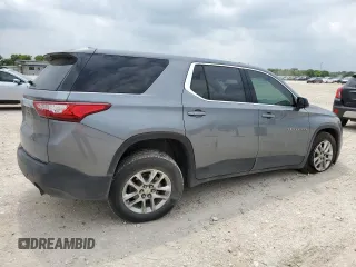 2021 Chevrolet Traverse LS with VIN 1GNERFKW3MJ108622, listed as a Copart auction lot 54209845 with 68,457 mi miles and Salvage title. Bid and sale history available at DreamBid. Image 3.