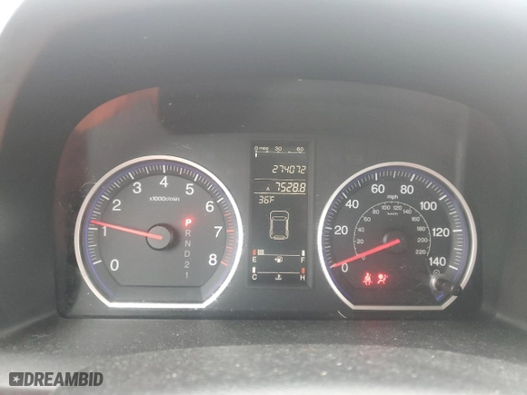 2008 Honda CR-V EX-L with VIN 5J6RE38718L008897, listed as a Copart auction lot 45035355 with 274,072 mi miles and Salvage Title. Bid and sale history available at carsss.com. Image 9.