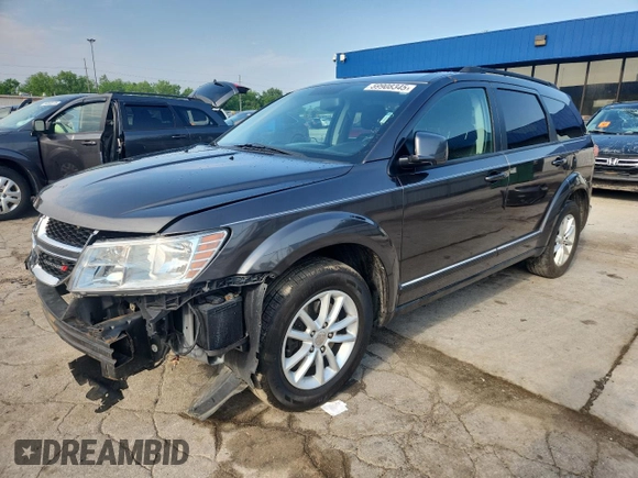 2017 Dodge Journey SXT with VIN 3C4PDCBB1HT675440, listed as a Copart auction lot 59908345 with 117,973 mi miles and Salvage title. Bid and sale history available at DreamBid. Image 1.