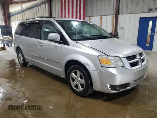 2010 Dodge Grand Caravan SXT with VIN 2D4RN5D1XAR268976, listed as a Copart auction lot 54587505 with 179,000 mi miles and Salvage Title. Bid and sale history available at DreamBid. Image 4.