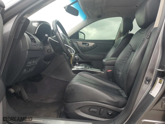 2017 Infiniti QX70 with VIN JN8CS1MW7HM415868, listed as a Copart auction lot 62451924 with 94,763 mi miles and Salvage Title. Bid and sale history available at carsss.com. Image 7.