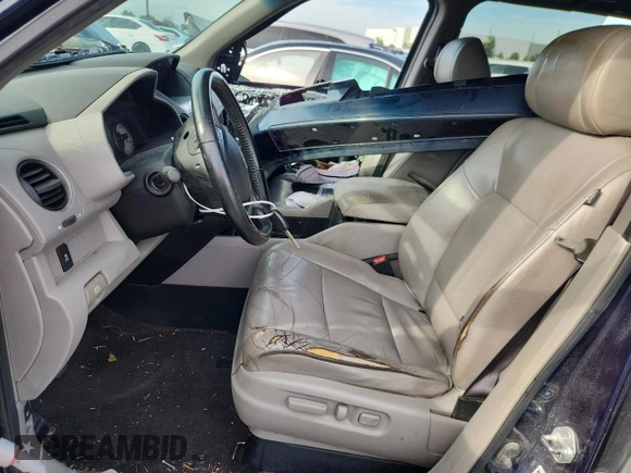 2012 Honda Pilot EX-L with VIN 5FNYF3H61CB020226, listed as a Copart auction lot 59038355 with 234,583 mi miles and Salvage title. Bid and sale history available at DreamBid. Image 7.