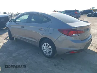 2020 Hyundai Elantra SE with VIN KMHD74LF7LU105230, listed as a IAAI auction lot 41997855 with 119,456 mi miles. Bid and sale history available at carsss.com. Image 3.
