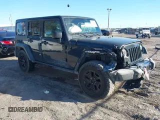 2018 Jeep Wrangler JK Unlimited Sport S with VIN 1C4BJWDG3JL859373, listed as a IAAI auction lot 41599576 with 95,503 mi miles. Bid and sale history available at carsss.com. Image 1.