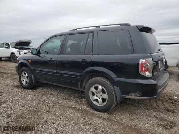 2007 Honda Pilot EX-L with VIN 5FNYF28677B043543, listed as a Copart auction lot 45725525 with 250,759 mi miles and Salvage Title. Bid and sale history available at carsss.com. Image 2.