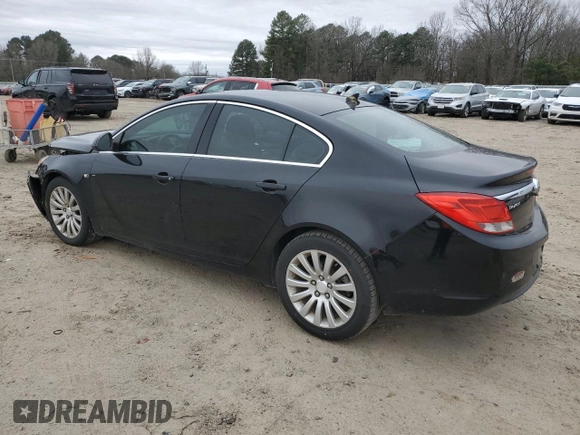 2011 Buick Regal CXL RL4 with VIN 2G4GS5EC0B9193246, listed as a Copart auction lot 44572485 with 135,646 mi miles and Clean title. Bid and sale history available at DreamBid. Image 2.