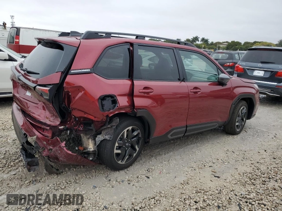 2025 Subaru Forester Limited with VIN JF2SLDRC5SH489571, listed as a Copart auction lot 89181305 with 226 mi miles and Salvage Title. Bid and sale history available at carsss.com. Image 3.