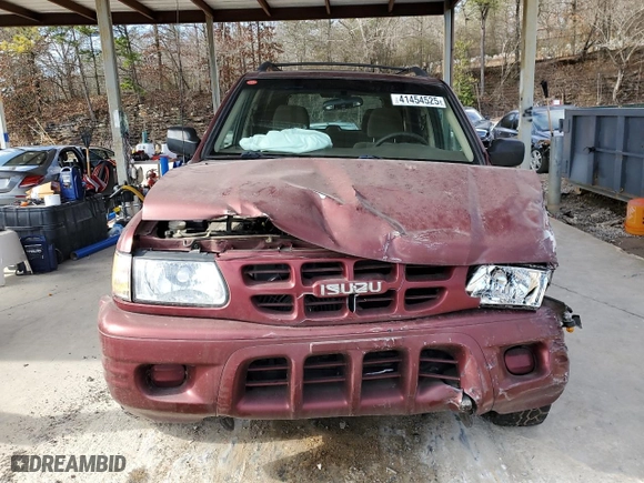 2002 Isuzu Rodeo S with VIN 4S2CK58W924328997, listed as a Copart auction lot 41454525 with 110,569 mi miles and Salvage Title. Bid and sale history available at carsss.com. Image 5.