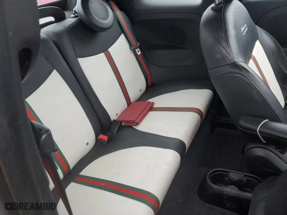 2012 FIAT 500 Gucci with VIN 3C3CFFER5CT253882, listed as a Copart auction lot 51893135 with 84,671 mi miles and Salvage Title. Bid and sale history available at carsss.com. Image 10.