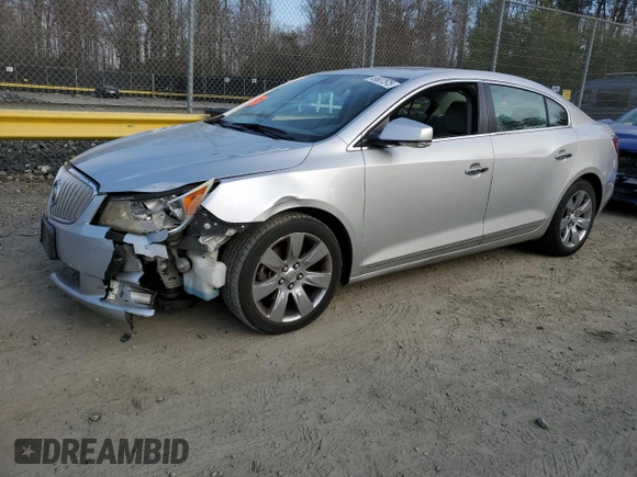 2012 Buick LaCrosse Premium 1 with VIN 1G4GD5E35CF148404, listed as a Copart auction lot 49687575 with 191,702 mi miles and Salvage Title. Bid and sale history available at carsss.com. Image 1.