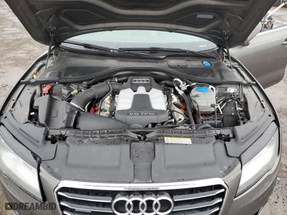 2012 Audi A7 3.0 Premium Plus with VIN WAUYGAFC3CN050160, listed as a Copart auction lot 47700555 with 127617 miles and Clean Title. Bid and sale history available at carsss.com. Image 11.