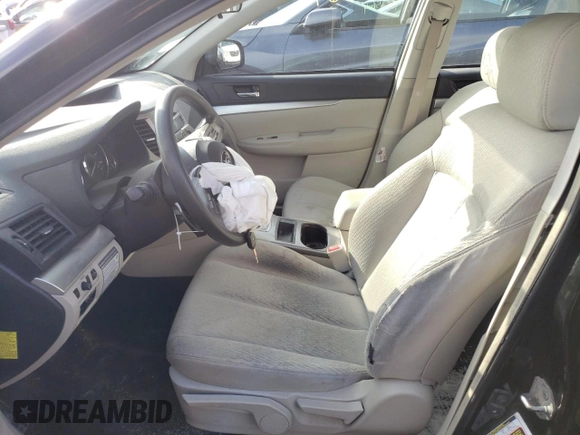 2010 Subaru Legacy 2.5i with VIN 4S3BMCA68A3241421, listed as a Copart auction lot 41120364 with 58,417 mi miles and Salvage Title. Bid and sale history available at carsss.com. Image 7.