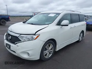 2012 Nissan Quest LE z VIN JN8AE2KP1C9036697, wystawiony jako IAAI lot #42124298 z przebiegiem 238 366 mil mil oraz . Historia ofert i sprzedaży dostępna na DreamBid. Obrazek 2.