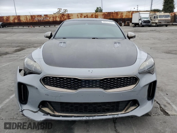 2018 Kia Stinger GT with VIN KNAE35LC4J6032204, listed as a Copart auction lot 48251235 with 58,687 mi miles and Salvage Title. Bid and sale history available at carsss.com. Image 5.