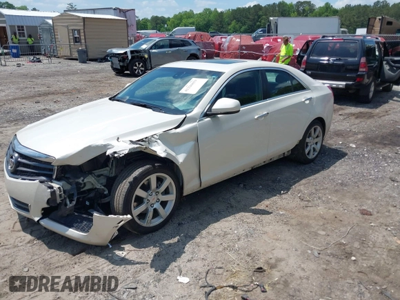 2014 Cadillac ATS Standard RWD with VIN 1G6AA5RA6E0171128, listed as a IAAI auction lot 42226859 with 90,308 mi miles and . Bid and sale history available at DreamBid. Image 2.
