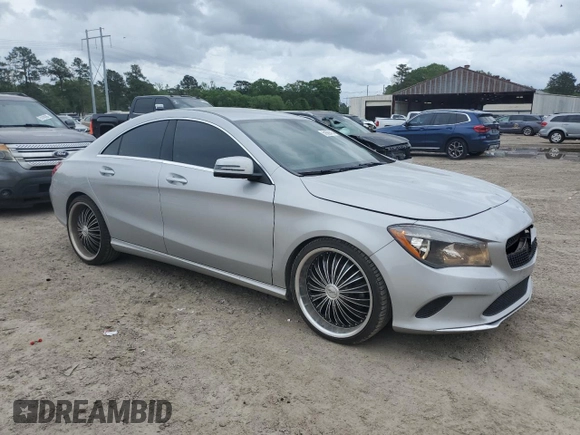 2017 Mercedes-Benz CLA with VIN WDDSJ4EB6HN455737, listed as a Copart auction lot 51609415 with 171,320 mi miles and Salvage Title. Bid and sale history available at carsss.com. Image 4.