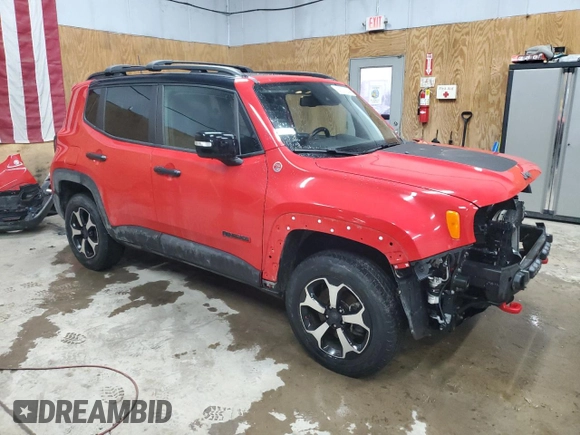 2022 Jeep Renegade Trailhawk with VIN ZACNJDC11NPN52815, listed as a Copart auction lot 86375264 with 35,796 mi miles and Clean Title. Bid and sale history available at DreamBid. Image 4.
