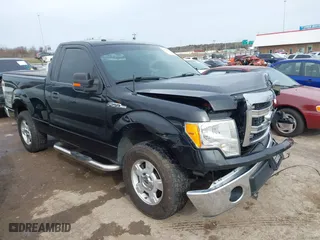 2014 Ford F-150 XL with VIN 1FTMF1CM2EFA69992, listed as a IAAI auction lot 41738432 with 107,778 mi miles. Bid and sale history available at carsss.com. Image 1.