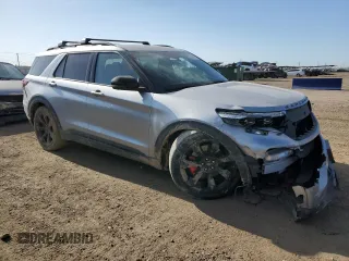 2021 Ford Explorer ST with VIN 1FM5K8GC3MGB32354, listed as a Copart auction lot 54086765 with 55,428 mi miles and Salvage Title. Bid and sale history available at carsss.com. Image 4.