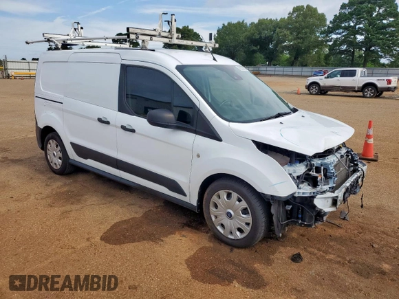 2020 Ford Transit Connect XL with VIN NM0LS7E25L1467792, listed as a Copart auction lot 64148735 with 77,154 mi miles and Salvage title. Bid and sale history available at DreamBid. Image 4.