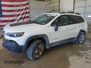 2019 Jeep Cherokee Trailhawk with VIN 1C4PJMBX3KD141251, listed as a Copart auction lot 46783005 with 108,108 mi miles and Salvage Title. Bid and sale history available at DreamBid. Image 1.