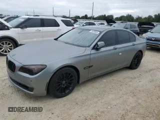 2011 BMW 7 Series 750i with VIN WBAKA8C52BCY36158, listed as a Copart auction lot 74919544 with 0 mi miles and Salvage Title. Bid and sale history available at carsss.com. Image 1.