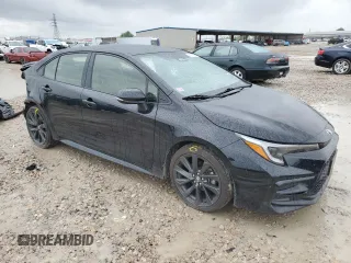 2023 Toyota Corolla SE with VIN JTDS4MCE4P3514602, listed as a Copart auction lot 50750075 with 45,624 mi miles and Salvage Title. Bid and sale history available at DreamBid. Image 4.