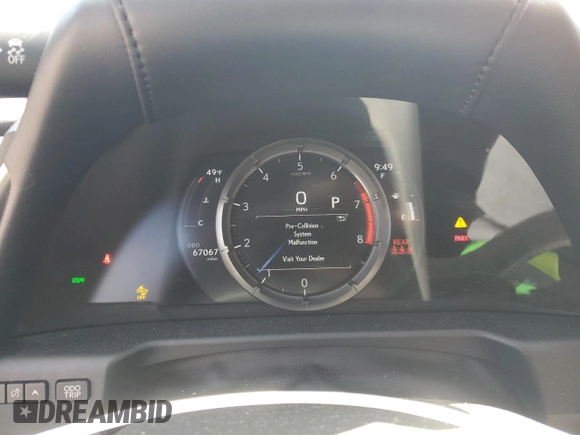 2019 Lexus ES 350 with VIN 58ABZ1B1XKU033758, listed as a Copart auction lot 50079735 with 67,067 mi miles and Salvage Title. Bid and sale history available at DreamBid. Image 9.