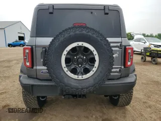 2023 Ford Bronco с VIN 1FMEE5DP8PLB53323, выставлен на аукционе Copart как лот 60020625 с пробегом 23 987 миль миль и Списание • Salvage title. История ставок и продаж доступна на DreamBid. Изображение 6.