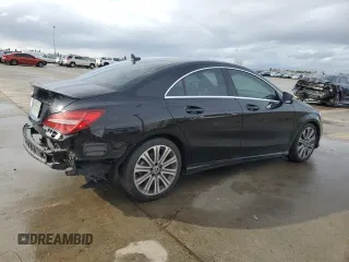 2018 Mercedes-Benz CLA 250 with VIN WDDSJ4EB1JN612712, listed as a Copart auction lot 45273445 with 59,867 mi miles and Salvage title. Bid and sale history available at DreamBid. Image 3.