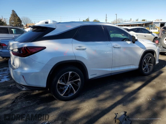 2017 Lexus RX with VIN 2T2BGMCA5HC017356, listed as a Copart auction lot 41453715 with 56,213 mi miles and Salvage Title. Bid and sale history available at carsss.com. Image 3.