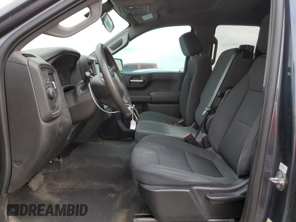 2021 Chevrolet Silverado 1500 Custom with VIN 1GCRWBEK1MZ228490, listed as a Copart auction lot 43900585 with 127,270 mi miles and Salvage Title. Bid and sale history available at DreamBid. Image 7.