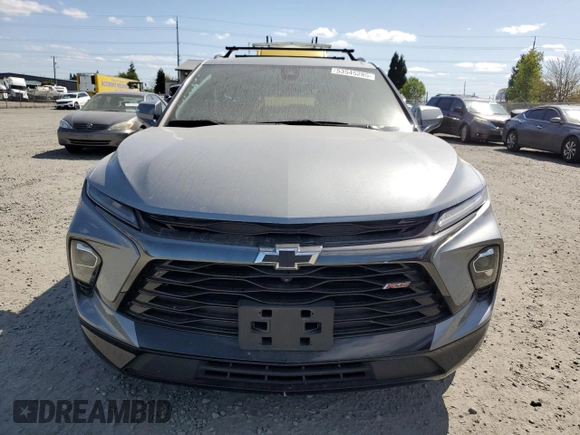 2023 Chevrolet Blazer RS с VIN 3GNKBKRS9PS235722, выставлен на аукционе Copart как лот 53545285 с пробегом 17 683 миль миль и Списание • Salvage title. История ставок и продаж доступна на DreamBid. Изображение 5.