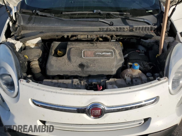 2014 FIAT 500L Easy with VIN ZFBCFABH2EZ016503, listed as a Copart auction lot 81339624 with 133,488 mi miles and Salvage Title. Bid and sale history available at carsss.com. Image 12.