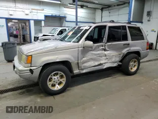1998 Jeep Grand Cherokee Limited with VIN 1J4GZ78Y3WC216952, listed as a Copart auction lot 83239574 with 186,809 mi miles and Salvage Title. Bid and sale history available at carsss.com. Image 1.