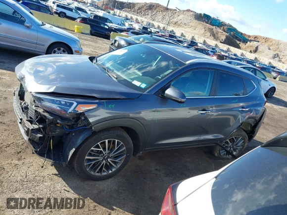 2019 Hyundai Tucson Ultimate with VIN KM8J3CAL1KU068739, listed as a IAAI auction lot 41738850 with 6,005 mi miles. Bid and sale history available at carsss.com. Image 15.