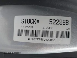 2012 Ford Focus SE с VIN 1FAHP3F25CL422055, выставлен на аукционе IAAI как лот 42442051 с пробегом 129 435 миль миль и . История ставок и продаж доступна на DreamBid. Изображение 9.