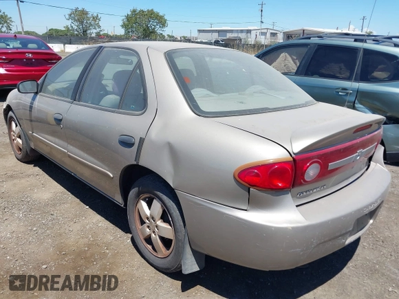 2003 Chevrolet Cavalier with VIN 1G1JF54F637387057, listed as a IAAI auction lot 39570568 with Not Provided miles and . Bid and sale history available at DreamBid. Image 3.