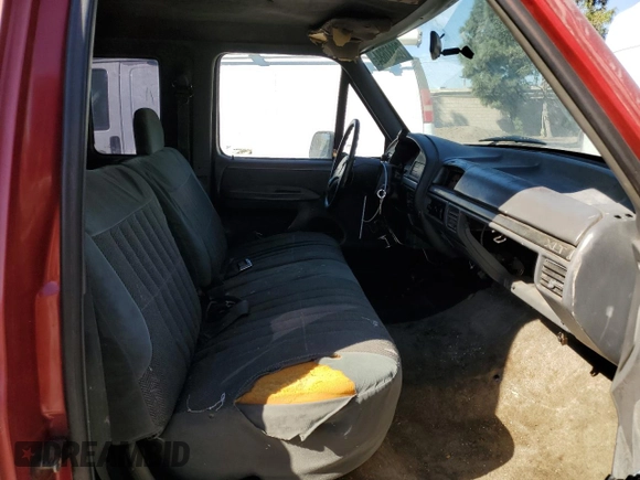 1993 Ford F-150 with VIN 1FTEX15H2PKB81848, listed as a Copart auction lot 76837684 with 199,172 mi miles and Salvage title. Bid and sale history available at DreamBid. Image 10.