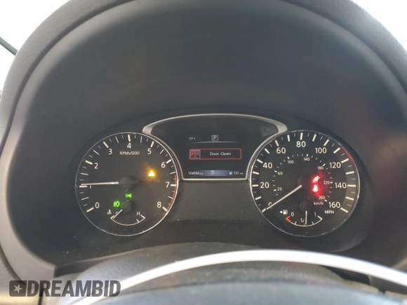 2018 Nissan Altima 2.5 SR with VIN 1N4AL3AP6JC159961, listed as a Copart auction lot 46125335 with 104,994 mi miles and Salvage Title. Bid and sale history available at carsss.com. Image 9.