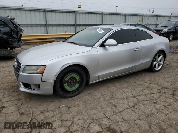2009 Audi A5 with VIN WAUDK78T89A025803, listed as a Copart auction lot 50988555 with 145,696 mi miles and Clean Title. Bid and sale history available at carsss.com. Image 1.