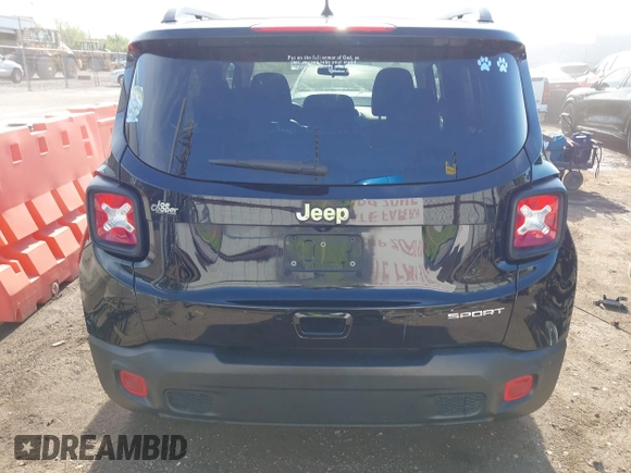 2019 Jeep Renegade Sport with VIN ZACNJAAB9KPK68676, listed as a IAAI auction lot 42032714 with 68,947 mi miles and . Bid and sale history available at DreamBid. Image 17.