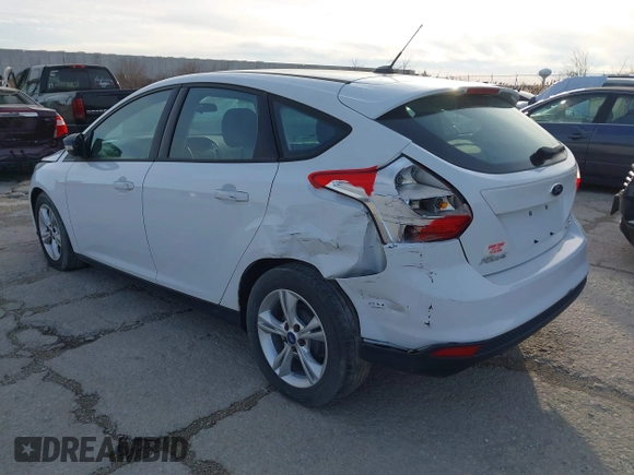 2014 Ford Focus SE with VIN 1FADP3K27EL105725, listed as a IAAI auction lot 39837647 with 105,250 mi miles. Bid and sale history available at carsss.com. Image 3.
