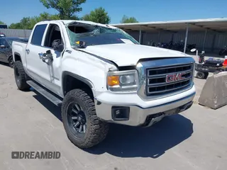 2014 GMC Sierra 1500 SLT with VIN 3GTU2VEC4EG310957, listed as a IAAI auction lot 42306365 with 201,099 mi miles and . Bid and sale history available at DreamBid. Image 1.