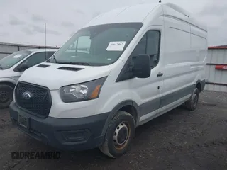 2021 Ford Transit Cargo with VIN 1FTBR1X83MKA49560, listed as a IAAI auction lot 41657997 with 44,518 mi miles and . Bid and sale history available at DreamBid. Image 2.