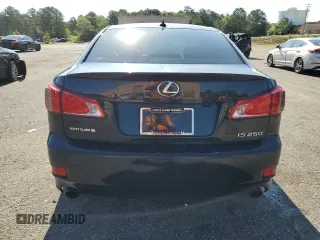 2012 Lexus IS 250 with VIN JTHBF5C2XC5180644, listed as a Copart auction lot 61143305 with 144,848 mi miles and Salvage title. Bid and sale history available at DreamBid. Image 6.